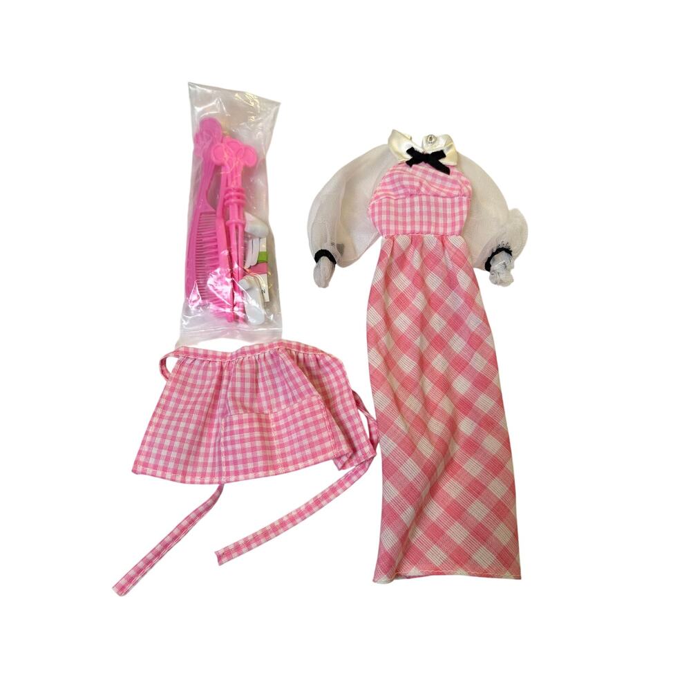 VTG Barbie Quick Curl complete outfit. 1972. new accessories. vintage #4220